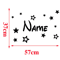 Custom Name Wall Sticker With Stars Personalized Kids Nursery Vinyl Decor 1