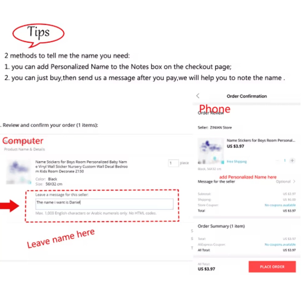 Personalized T Rex Dinosaur Wall Sticker Jurassic Kids Room Name Decal 1