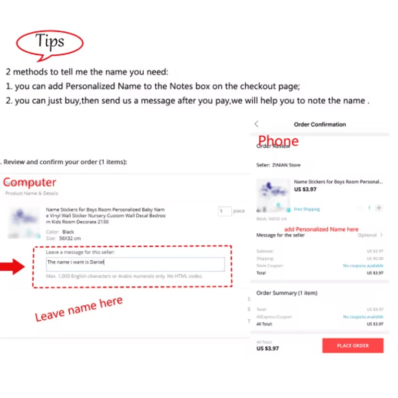 Personalized T Rex Dinosaur Wall Sticker Jurassic Kids Room Name Decal 1