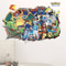Pikachu Cartoon Wall Sticker Cute Anime Kids Room Vinyl Decal 14