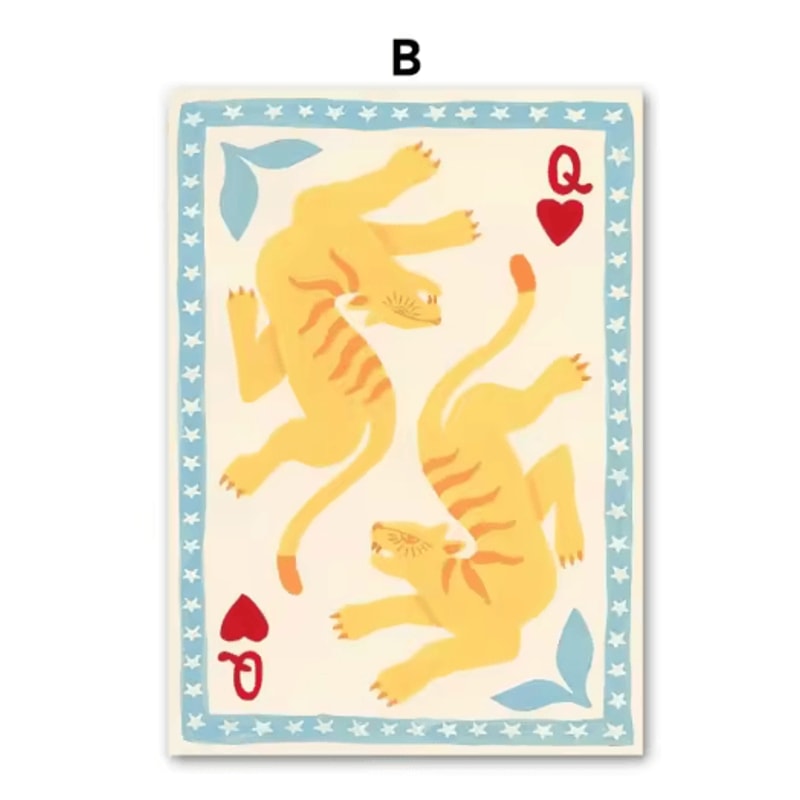 Abstract Crocodile Fish Canvas Art Colorful Modern Wall Decor 10