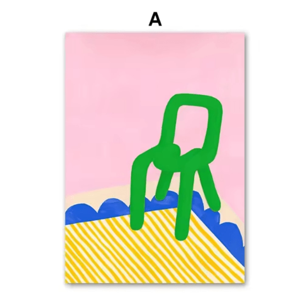 Abstract Crocodile Fish Canvas Art Colorful Modern Wall Decor 11