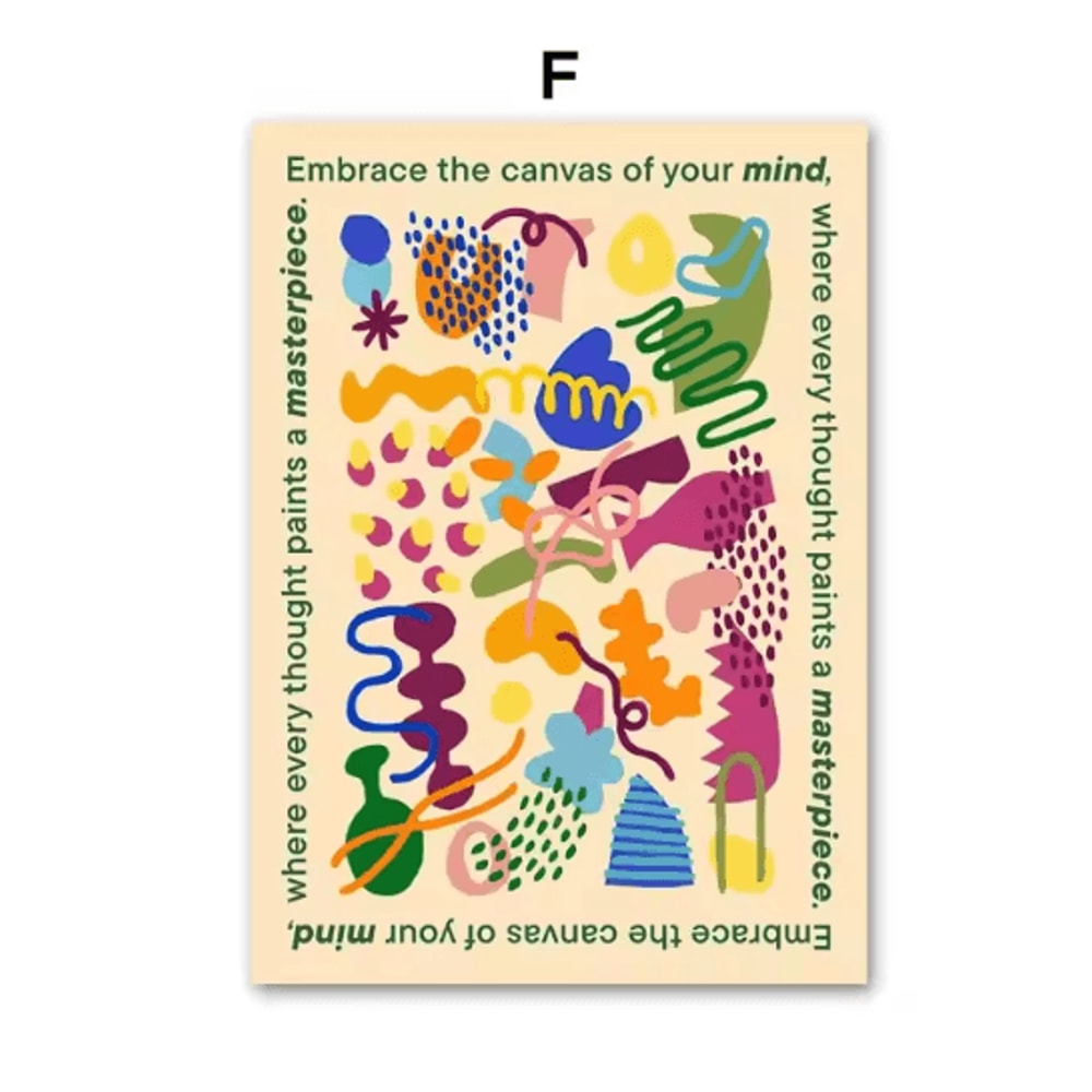 Abstract Crocodile Fish Canvas Art Colorful Modern Wall Decor 6