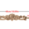 Unpainted Wood Carving Corner Strip Decorative Furniture Applique Trim 4