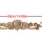 Unpainted Wood Carving Corner Strip Decorative Furniture Applique Trim 6