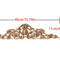 Unpainted Wood Carving Corner Strip Decorative Furniture Applique Trim 12