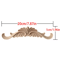 Unpainted Wood Carving Corner Strip Decorative Furniture Applique Trim 28