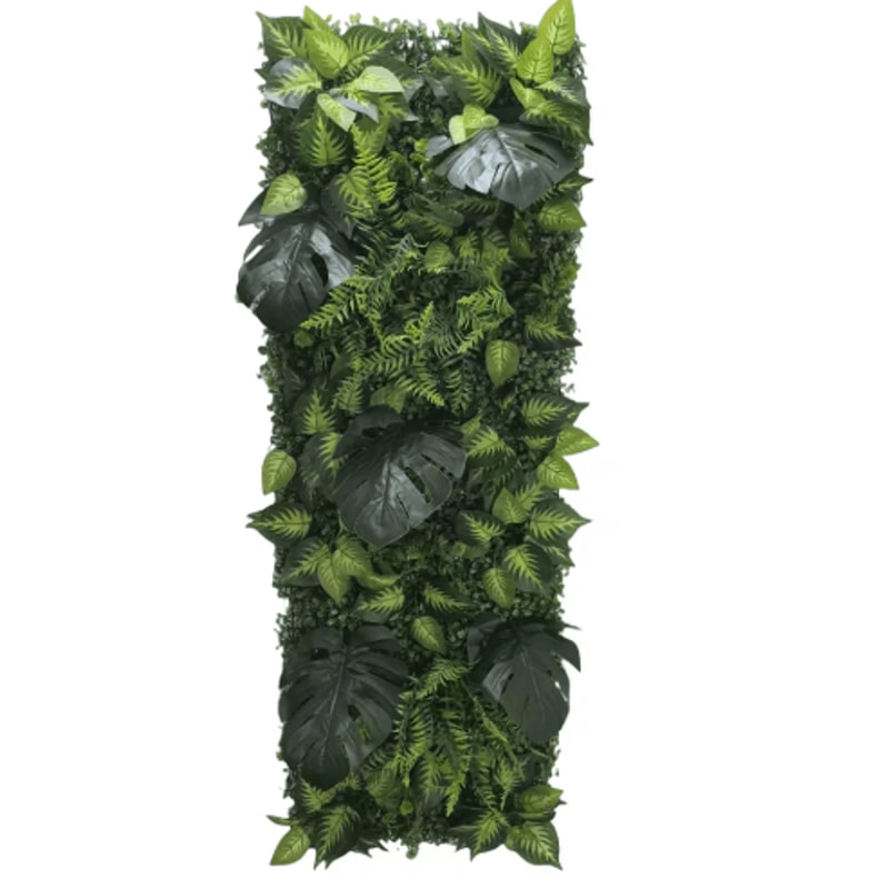 Artificial Grass Moss Wall Panel Subtropical Green Wall Decor For Home 10