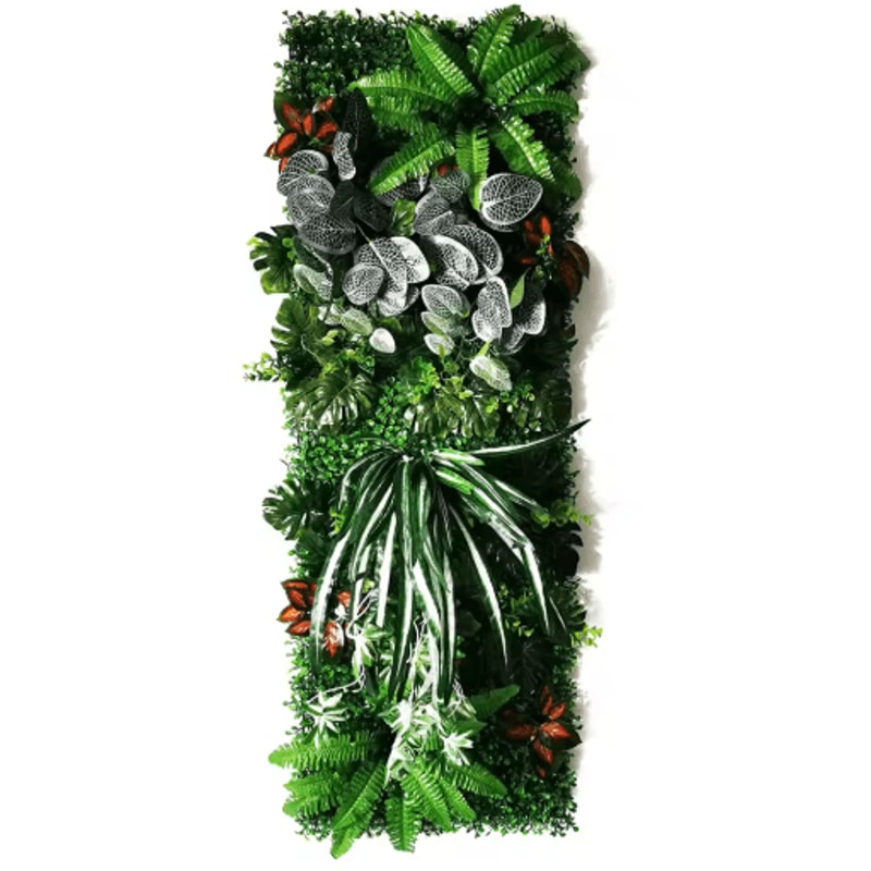 Artificial Grass Moss Wall Panel Subtropical Green Wall Decor For Home 14