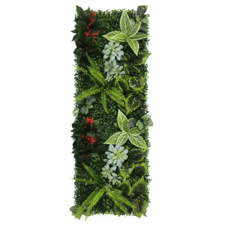Artificial Grass Moss Wall Panel Subtropical Green Wall Decor For Home 17