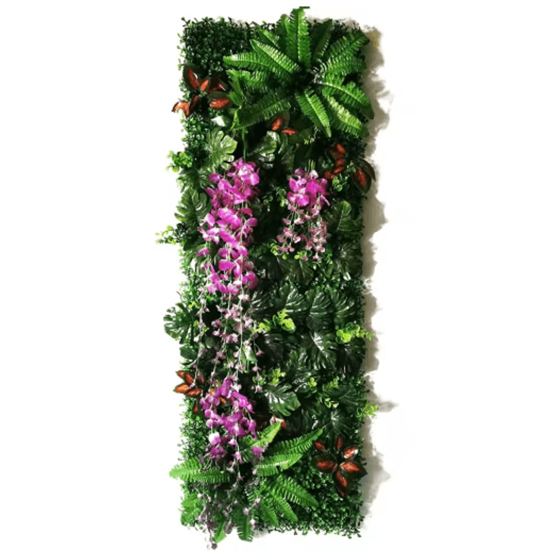 Artificial Grass Moss Wall Panel Subtropical Green Wall Decor For Home 4