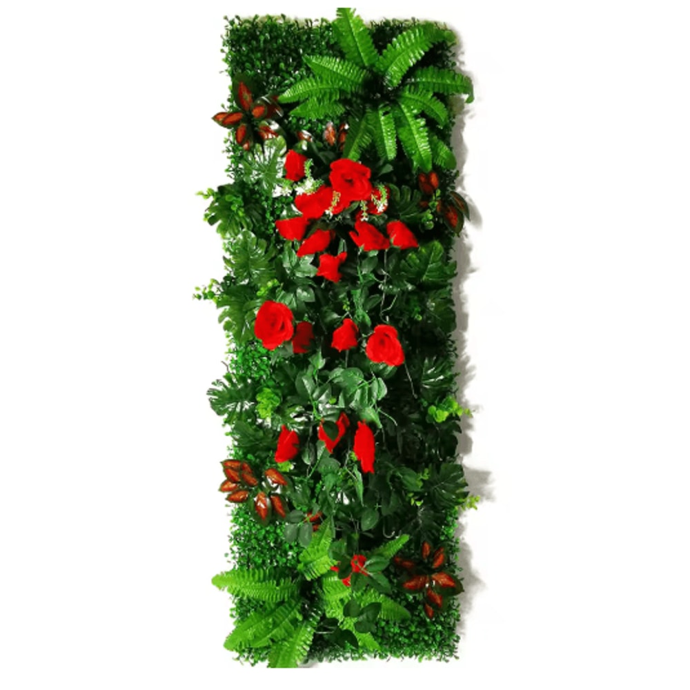 Artificial Grass Moss Wall Panel Subtropical Green Wall Decor For Home 8