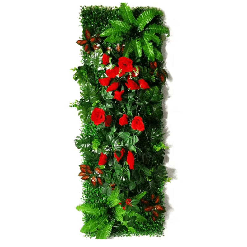 Artificial Grass Moss Wall Panel Subtropical Green Wall Decor For Home 8