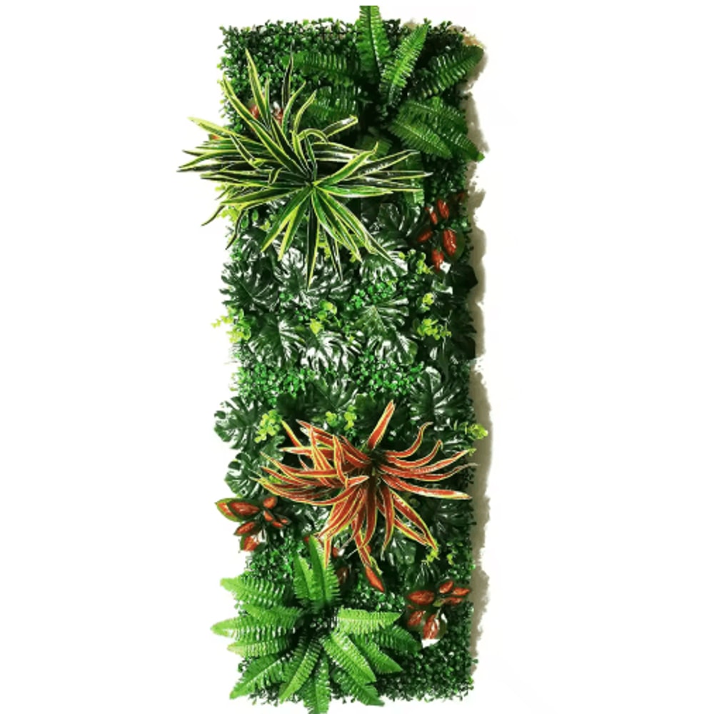 Artificial Grass Moss Wall Panel Subtropical Green Wall Decor For Home 9