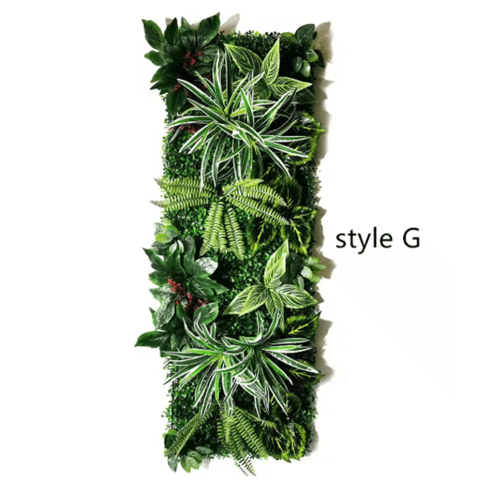 Artificial Grass Moss Wall Panel Subtropical Green Wall Decor For Home 22