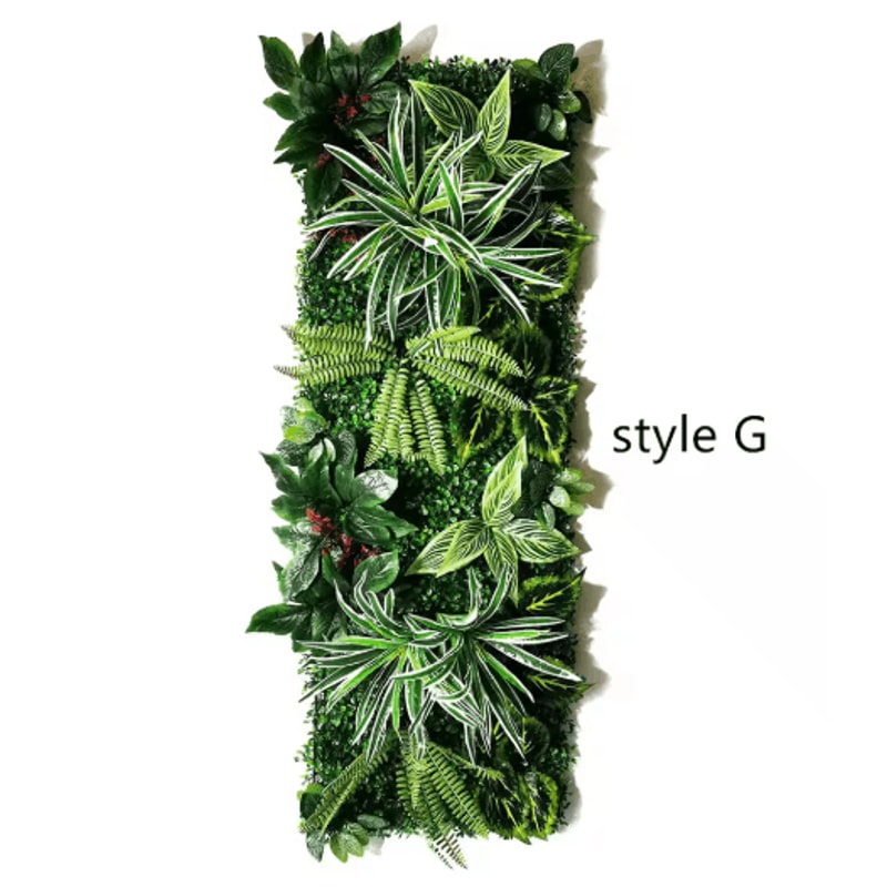 Artificial Grass Moss Wall Panel Subtropical Green Wall Decor For Home 22