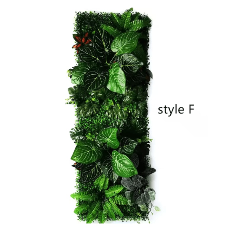 Artificial Grass Moss Wall Panel Subtropical Green Wall Decor For Home 23