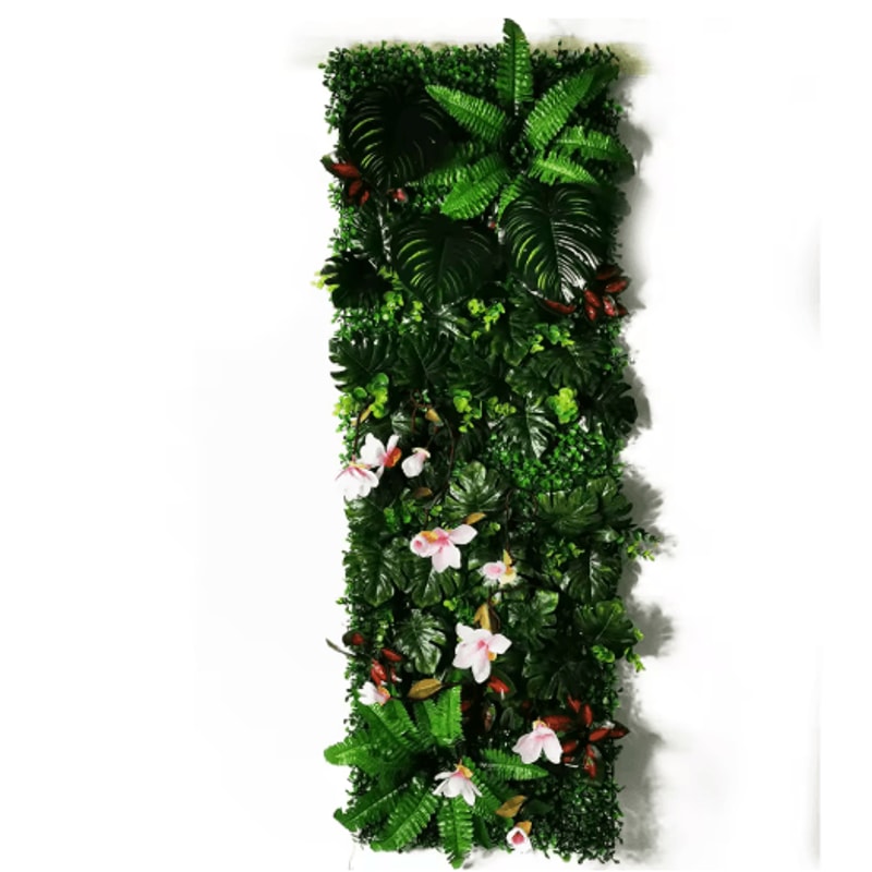 Artificial Grass Moss Wall Panel Subtropical Green Wall Decor For Home 25