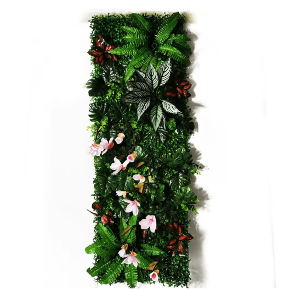 Artificial Grass Moss Wall Panel Subtropical Green Wall Decor For Home 26