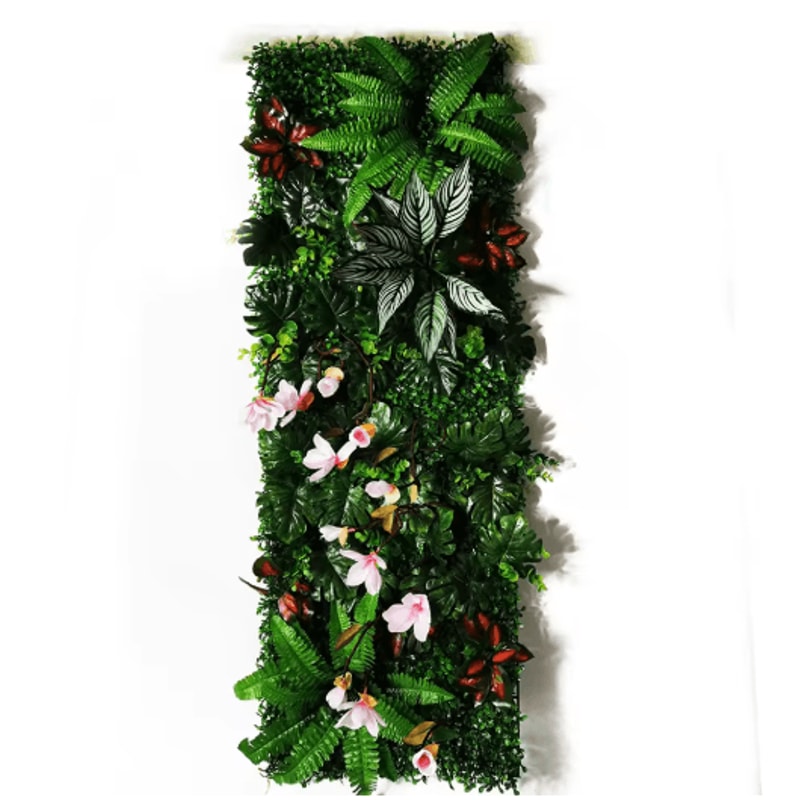 Artificial Grass Moss Wall Panel Subtropical Green Wall Decor For Home 26