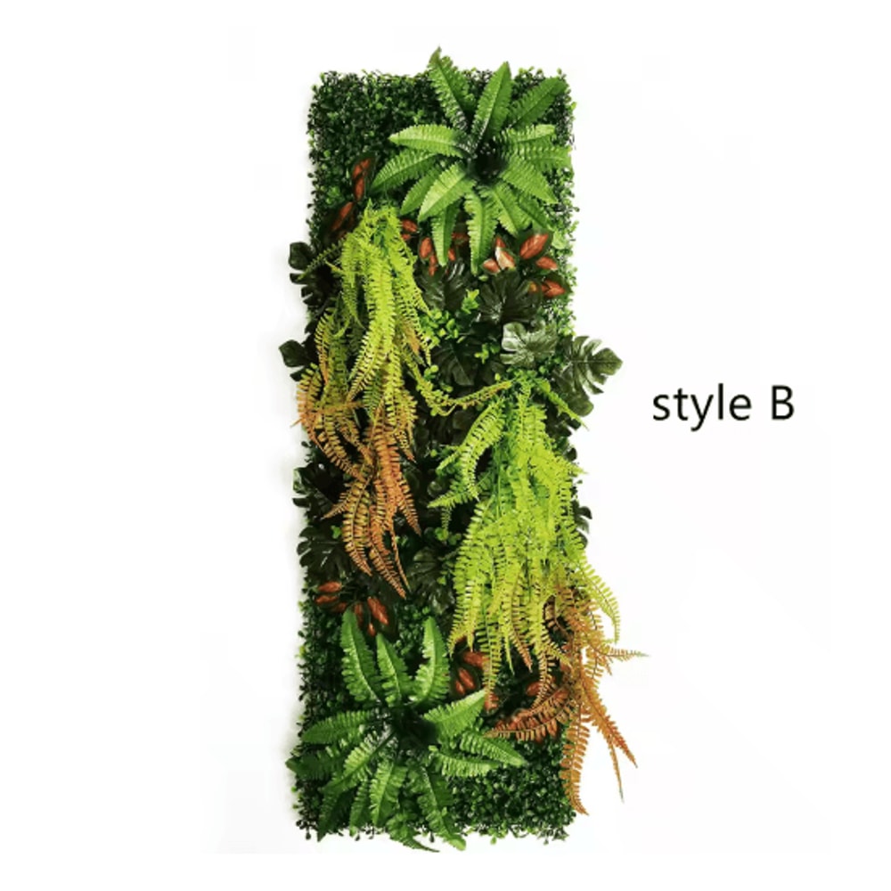 Artificial Grass Moss Wall Panel Subtropical Green Wall Decor For Home 27