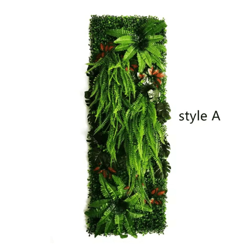 Artificial Grass Moss Wall Panel Subtropical Green Wall Decor For Home 28