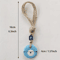 Handcrafted Blue Evil Eye Wall Hanging Glass Protective Charm Home Decor 6