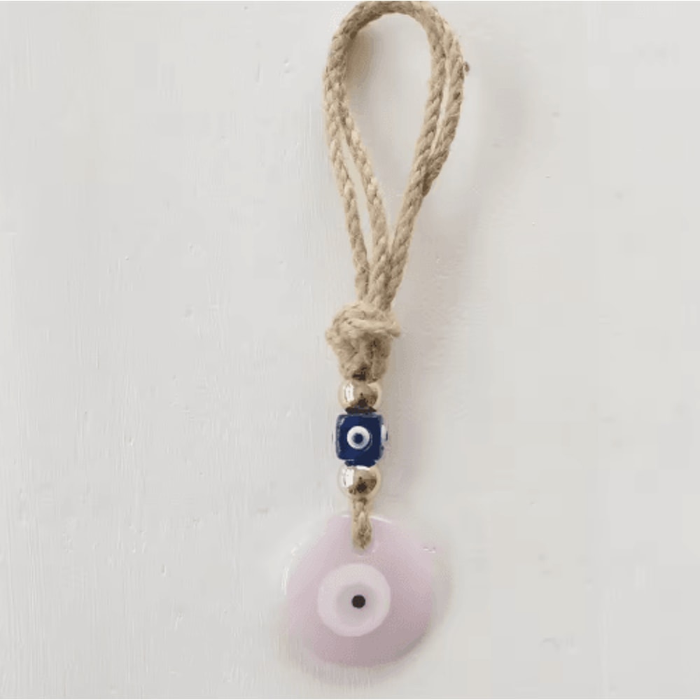 Handcrafted Blue Evil Eye Wall Hanging Glass Protective Charm Home Decor 7