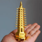 Feng Shui Wenchang Pagoda Statue Zinc Alloy Chinese Tower Decor For Home Office 0