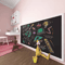 PVC Chalkboard Wall Sticker Erasable Blackboard Decal For Kids Office Use 0