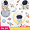 Astronaut Wall Stickers Space Nursery Wall Decals For Kids Room Decor 1
