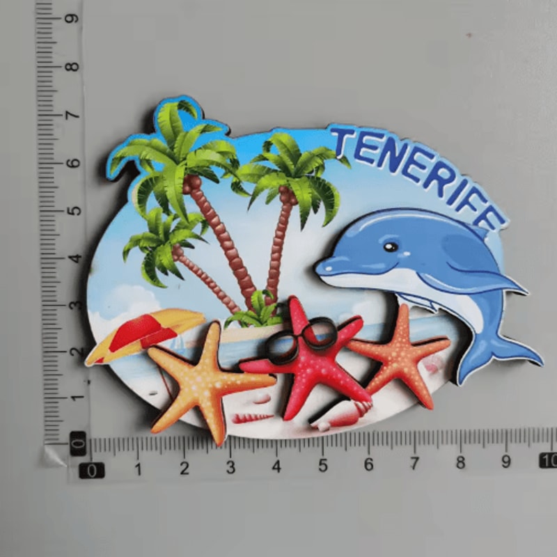 Spain Tenerife Fridge Magnets Travel Souvenir Decor For Home Kitchen 5