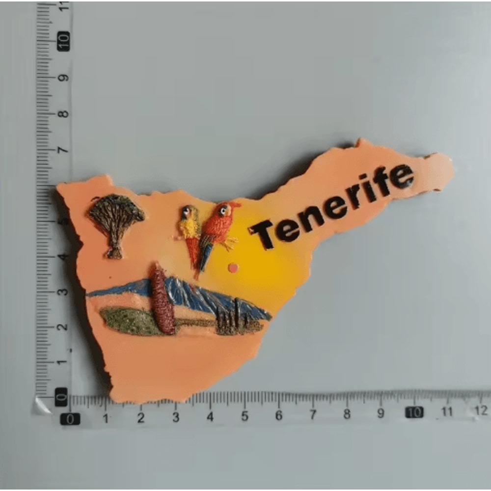 Spain Tenerife Fridge Magnets Travel Souvenir Decor For Home Kitchen 16