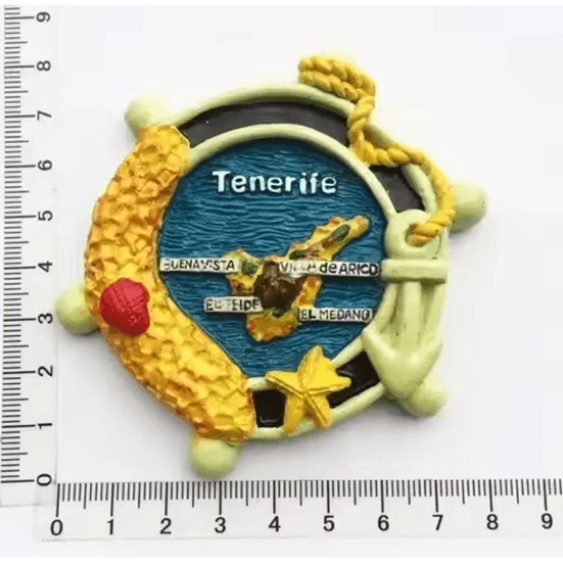 Spain Tenerife Fridge Magnets Travel Souvenir Decor For Home Kitchen 22