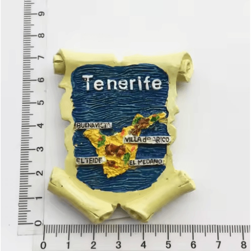 Spain Tenerife Fridge Magnets Travel Souvenir Decor For Home Kitchen 23