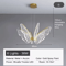 Butterfly Acrylic Chandelier Minimalist Hanging Light For Living Room Kitchen 1
