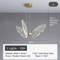 Butterfly Acrylic Chandelier Minimalist Hanging Light For Living Room Kitchen 2