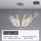 Butterfly Acrylic Chandelier Minimalist Hanging Light For Living Room Kitchen 4