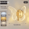 Butterfly Acrylic Chandelier Minimalist Hanging Light For Living Room Kitchen 5