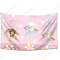 Kawaii Sugarbunnies Cartoon Tapestry Cute Aesthetic Wall Hanging Decor 0