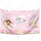 Kawaii Sugarbunnies Cartoon Tapestry Cute Aesthetic Wall Hanging Decor 0
