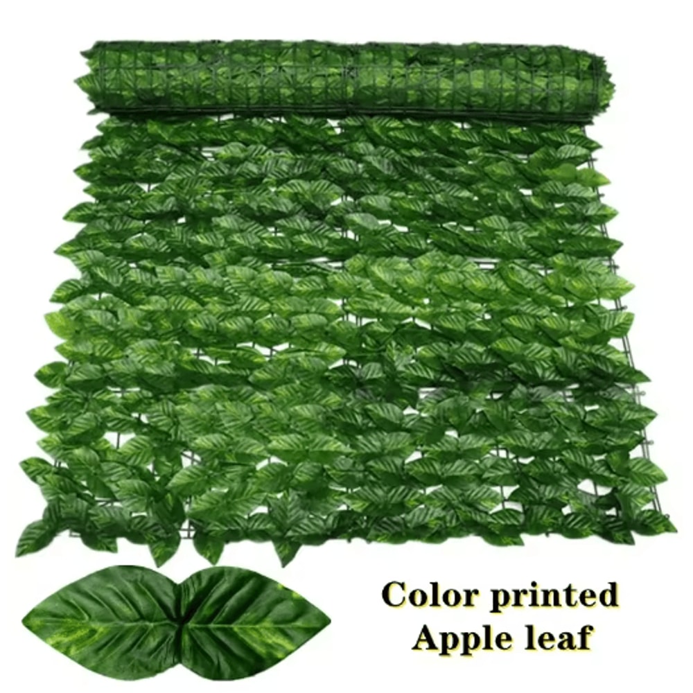 Artificial Ivy Hedge Fence Panel Faux Leaf Privacy Screen For Balcony Garden 11