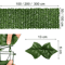 Artificial Ivy Hedge Fence Panel Faux Leaf Privacy Screen For Balcony Garden 12