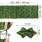 Artificial Ivy Hedge Fence Panel Faux Leaf Privacy Screen For Balcony Garden 12