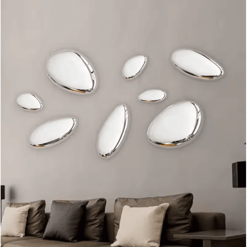 Luxury Water Drop Wall Pendant Modern StoneInspired Wall Decor Art 7