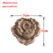 European Wooden Rose Applique Hand Carved Furniture Cabinet Decor Accent 17