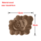 European Wooden Rose Applique Hand Carved Furniture Cabinet Decor Accent 8