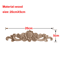 European Wooden Rose Applique Hand Carved Furniture Cabinet Decor Accent 27