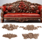 European Wooden Rose Applique Hand Carved Furniture Cabinet Decor Accent 29