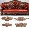 European Wooden Rose Applique Hand Carved Furniture Cabinet Decor Accent 29